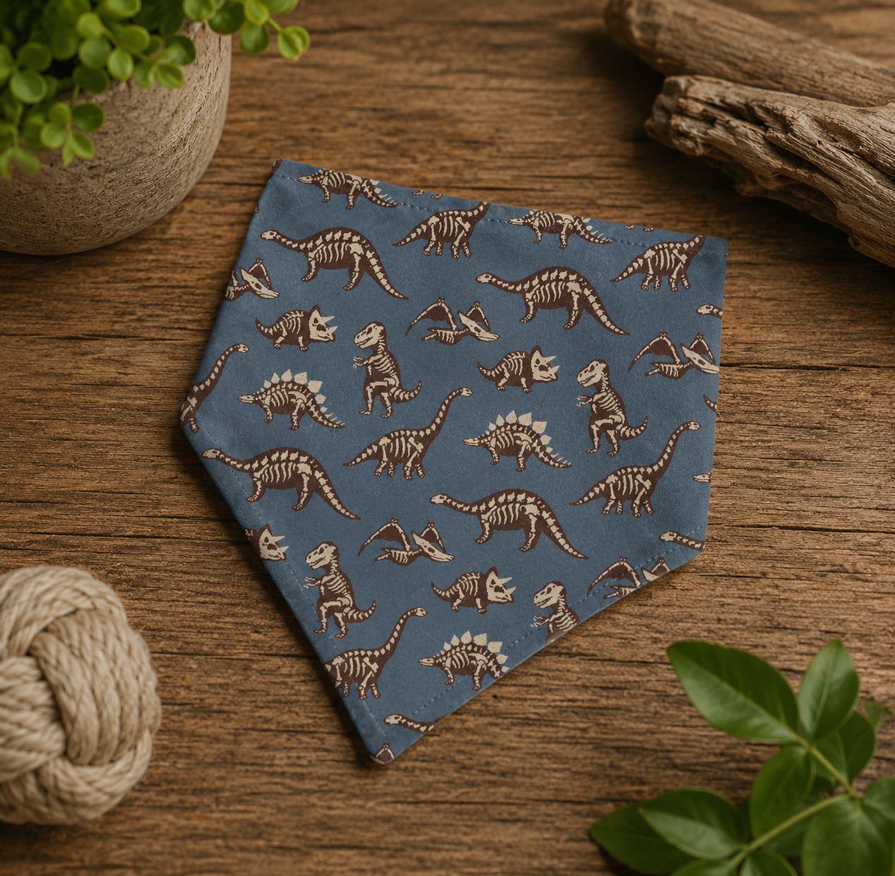 Dinosaur Fossil Bandana