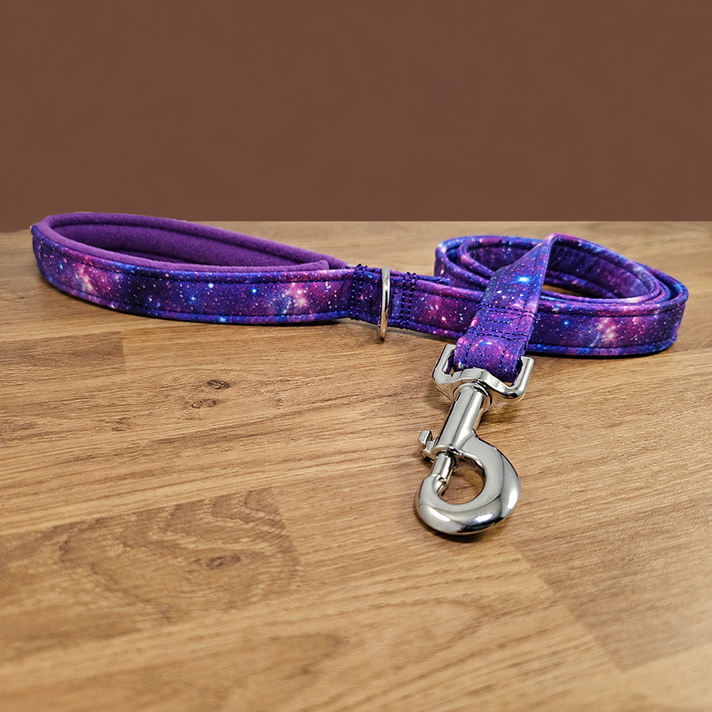Purple Galaxy Dog Lead