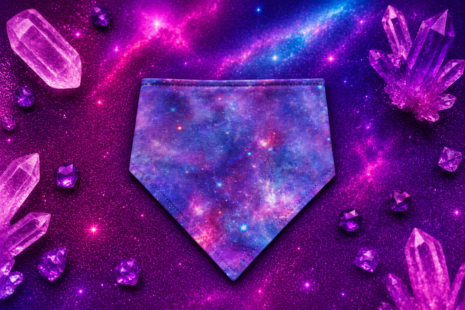 Purple Galaxy Bandana