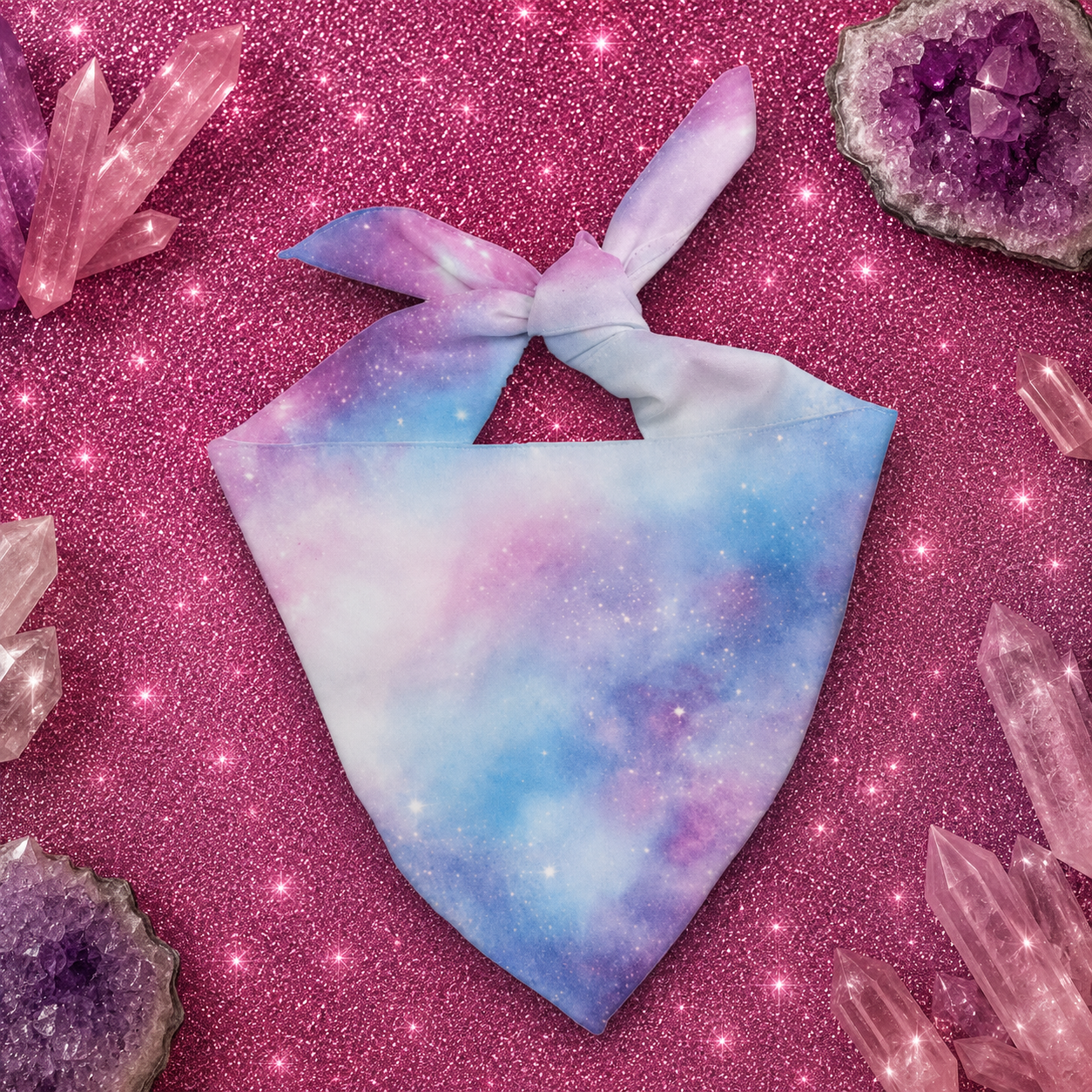 Pink Galaxy Bandana