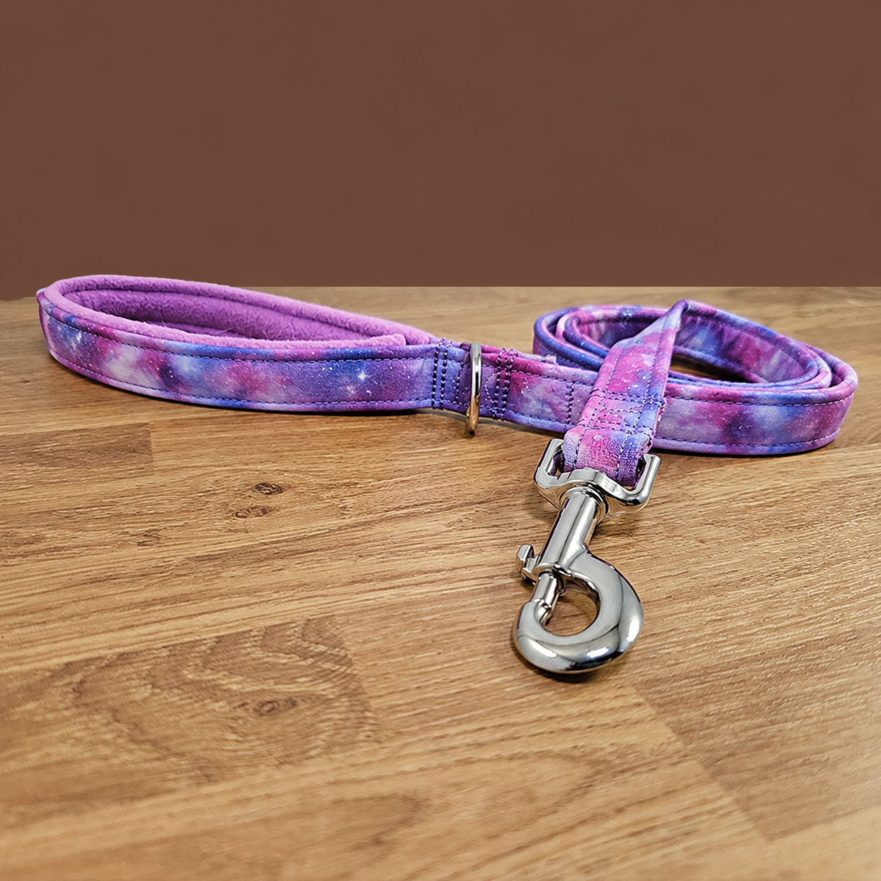 Pink Galaxy Dog Lead