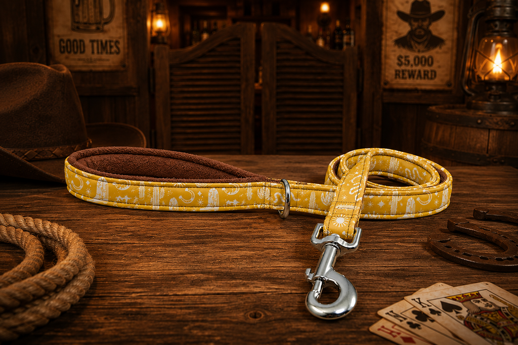Ochre Cowboy Dog Lead