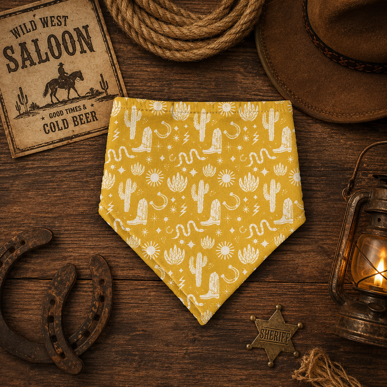 Ochre Cowboy Bandana