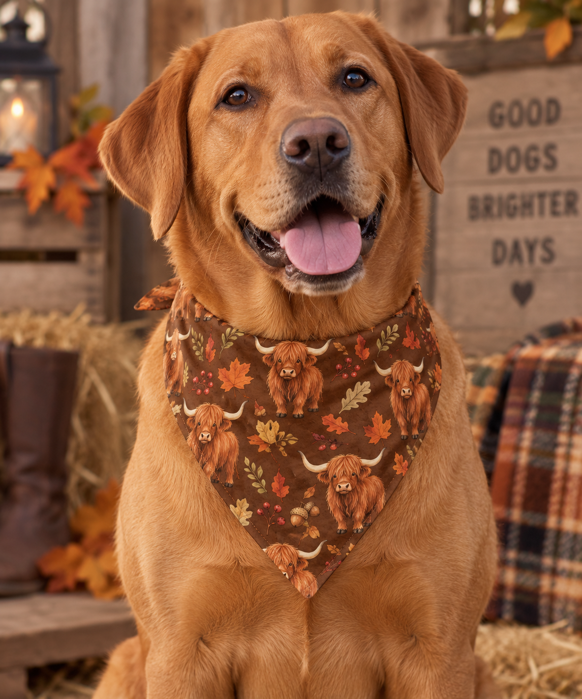 Highland Cow Bandana