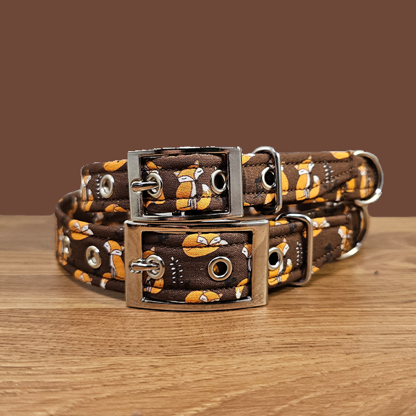 Brown Fox Dog Collar