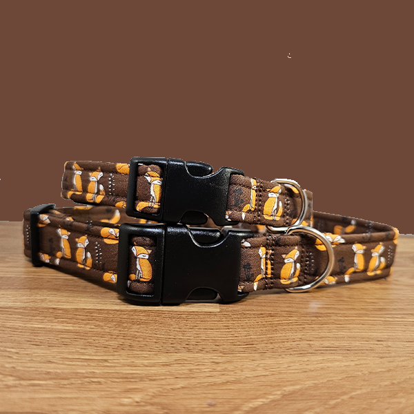 Brown Fox Dog Collar