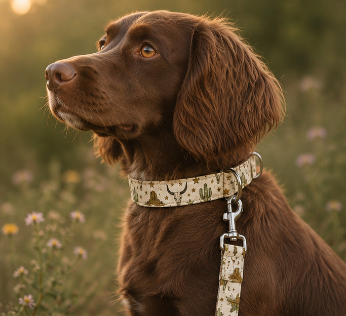 Cowboy Western Dog Collar