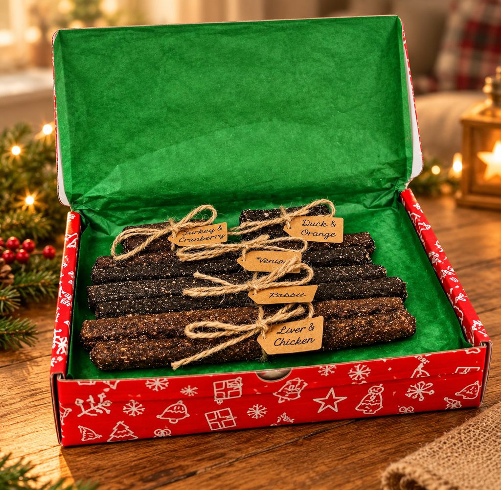 Christmas Sausage Variety Box - Natural Dog Treats