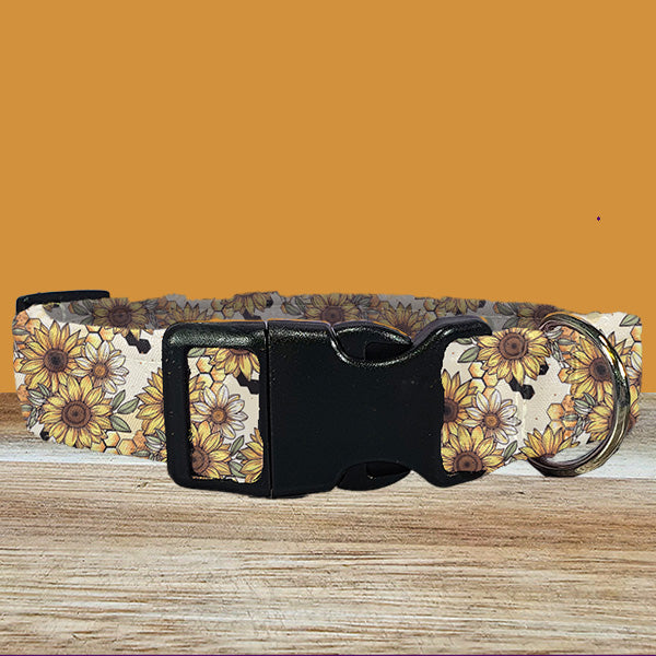 Sunflower Dog Collar
